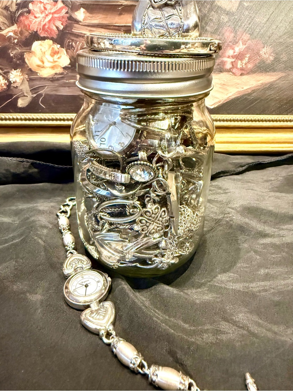 Brighton Jewelry Jar 🩶🖤🩶🖤 - Picture 6 of 7